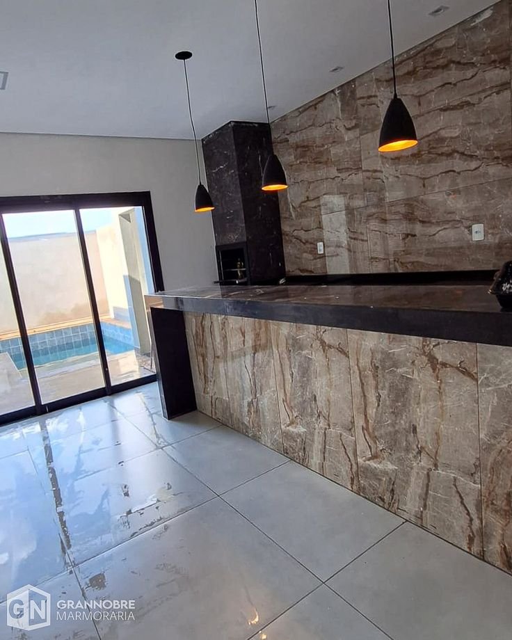 Instalação de bancadas de granito